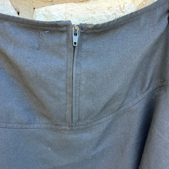 Thorn & Fable Black Gothcore Gothic Whimsigoth Mini Tiered Bow Lace Skirt small - Picture 6 of 8